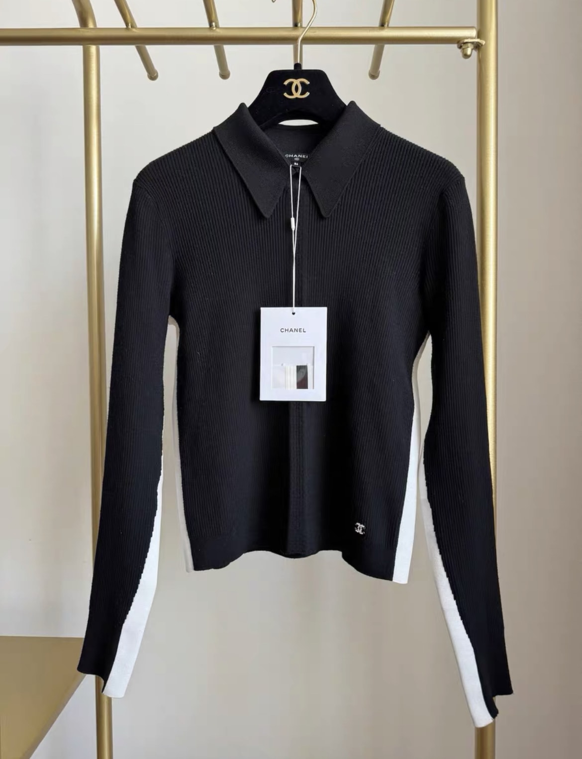 Chanel 2023 Coco neige 23 ski series black top  fr36