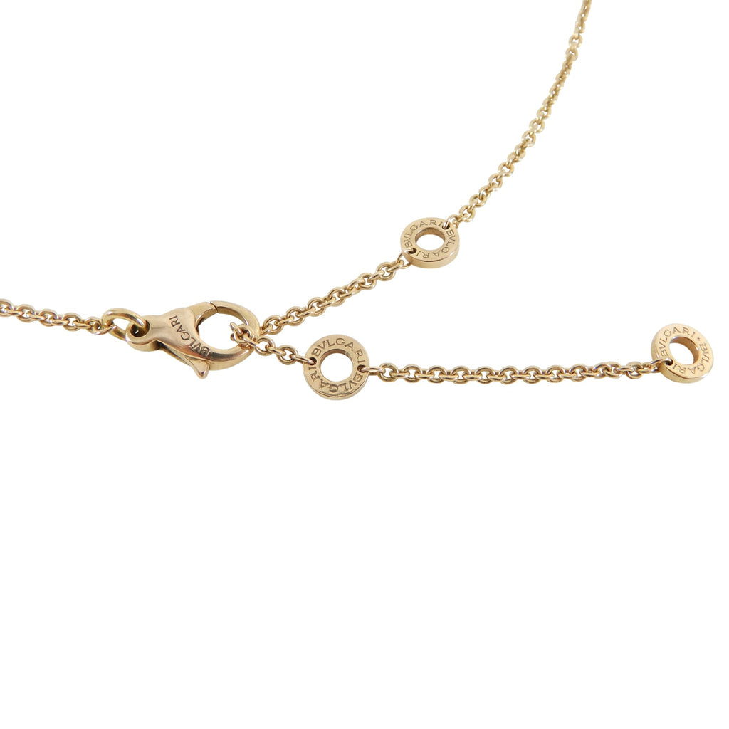 Bvlgari Bulgari 18k Rose Gold B Zero One Necklace with Black Ceramic
