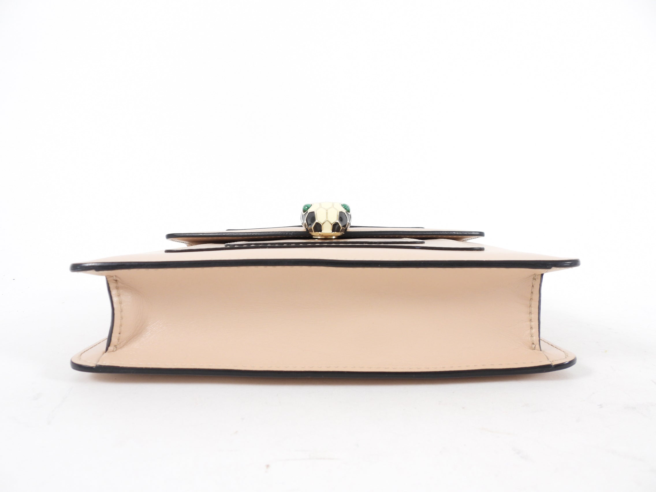 Bvlgari Serpenti Light Nude Beige Small Flap Bag
