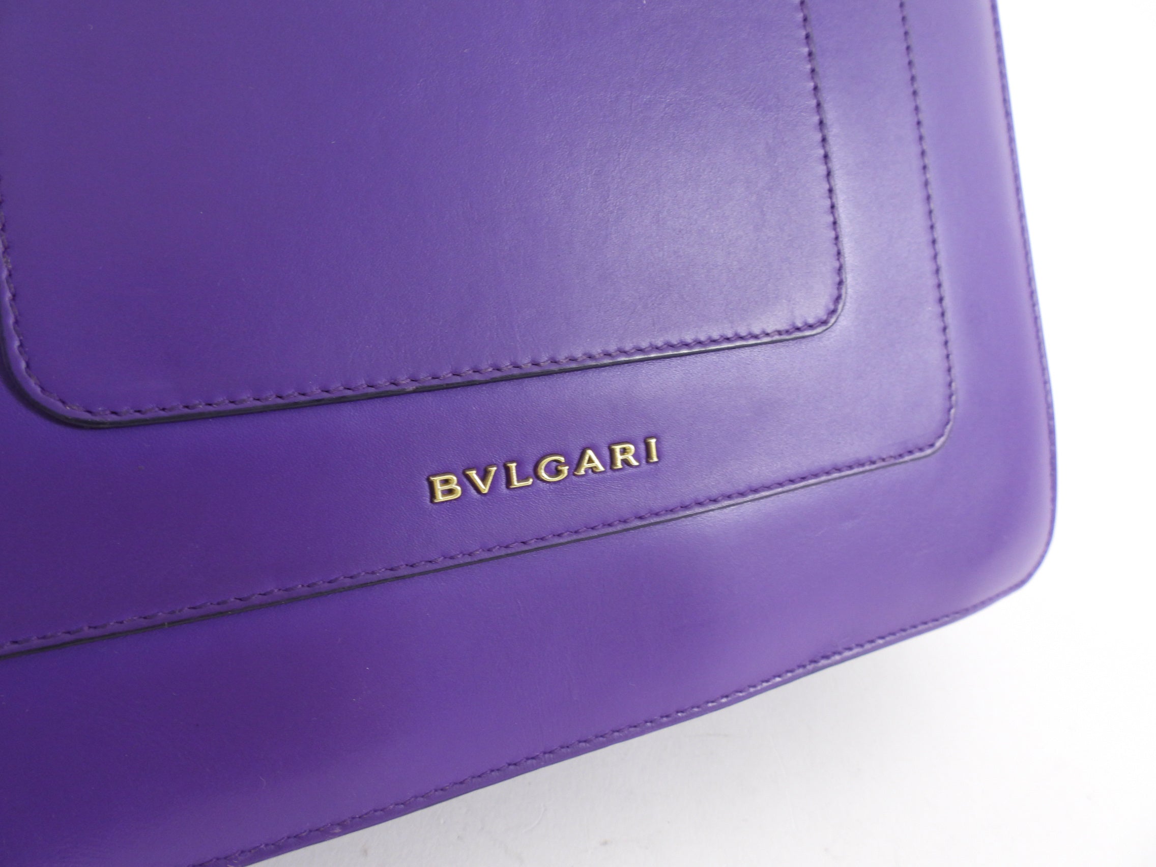 Bvlgari Serpenti Forever Flap Purple Large