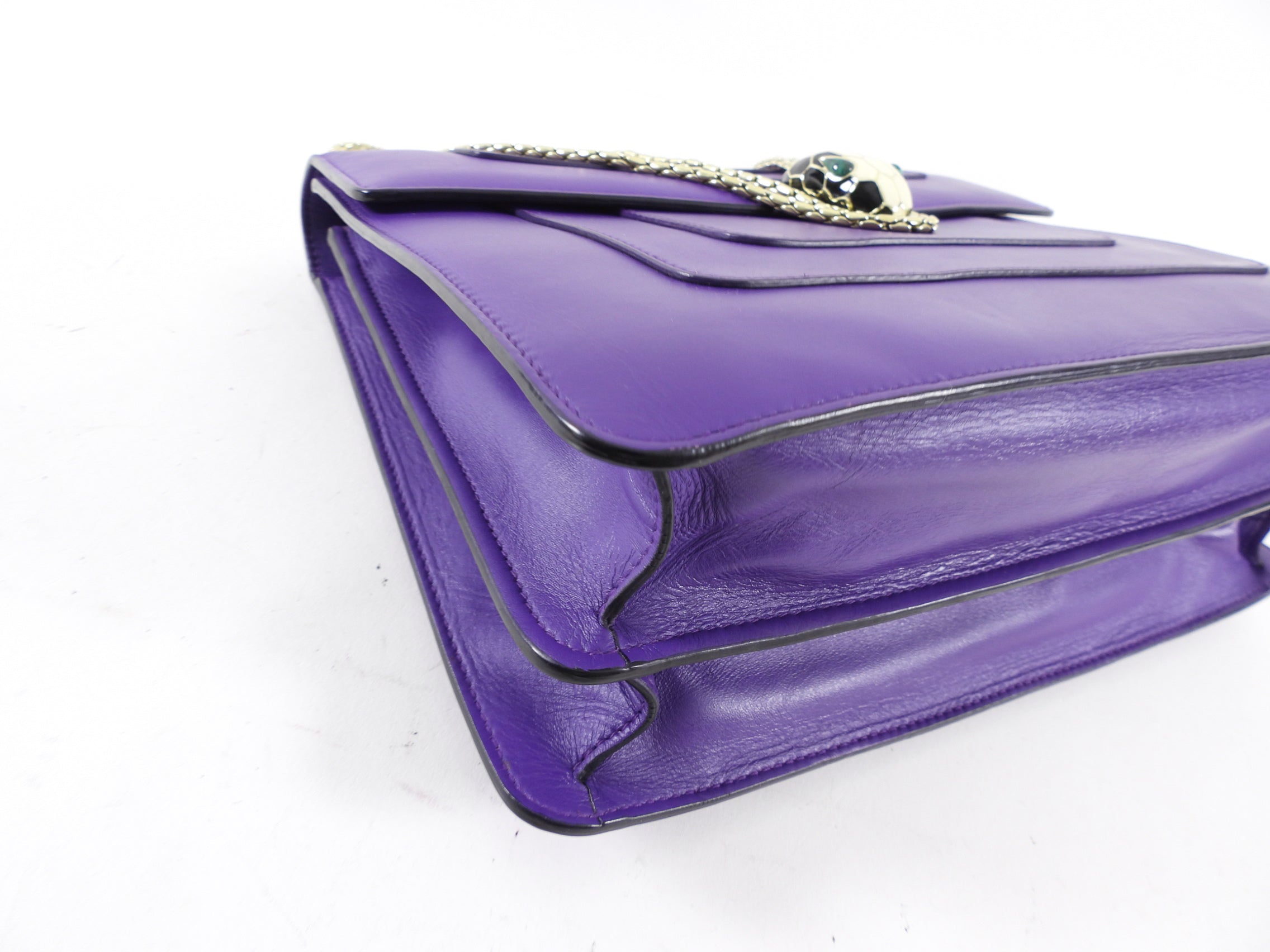 Bvlgari Serpenti Forever Flap Purple Large