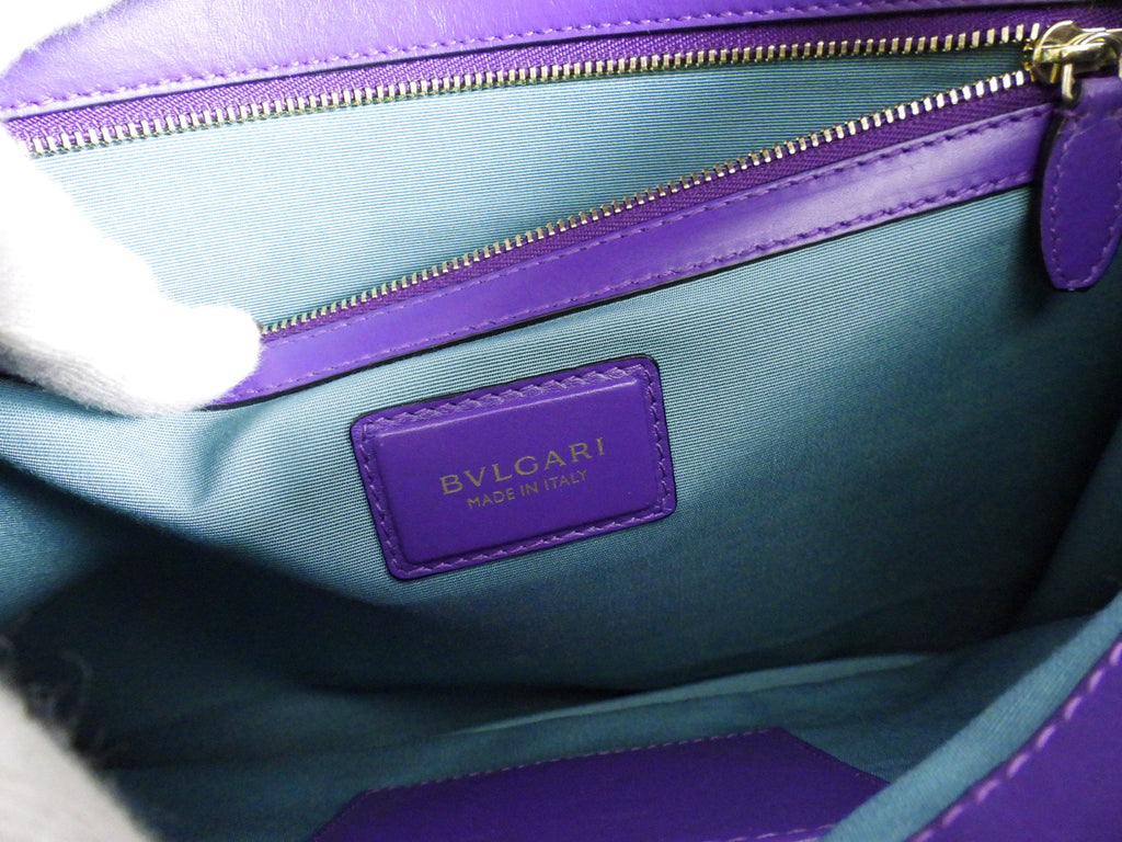 Bvlgari Serpenti Forever Flap Purple Large