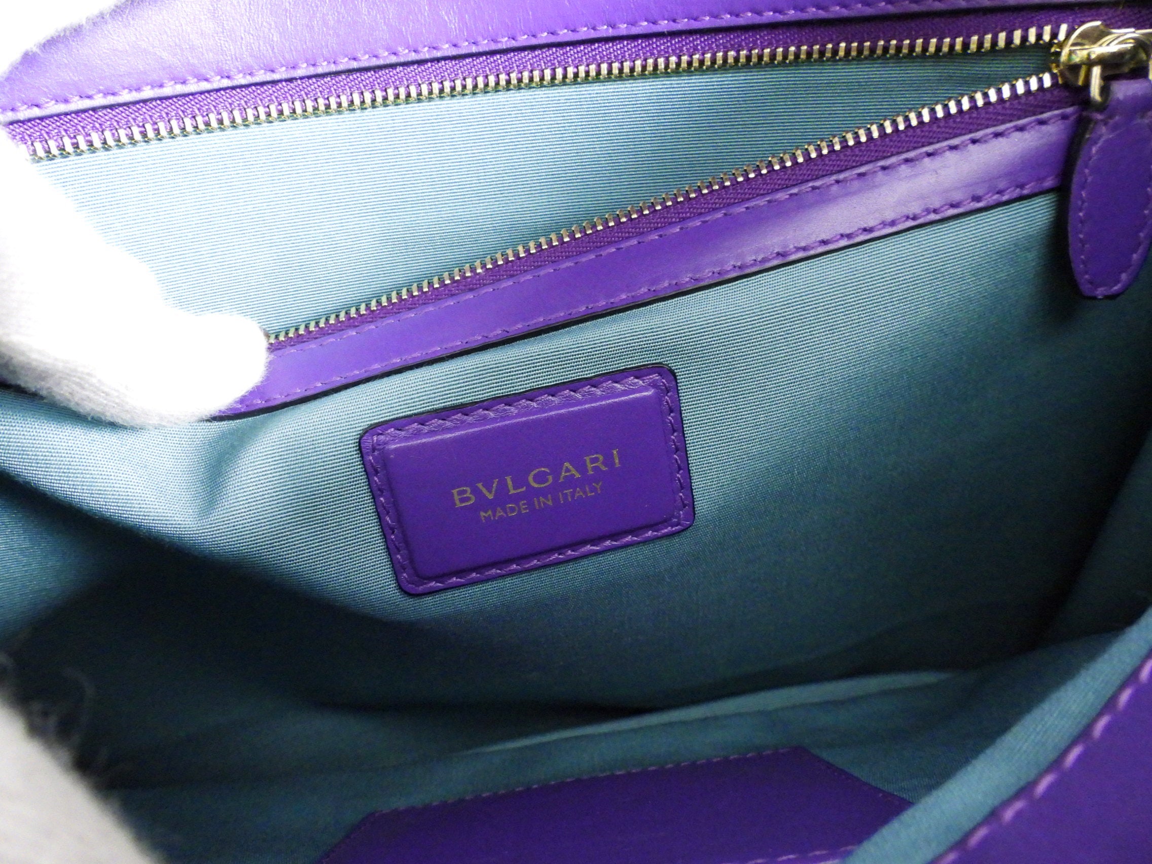 Bvlgari Serpenti Forever Flap Purple Large