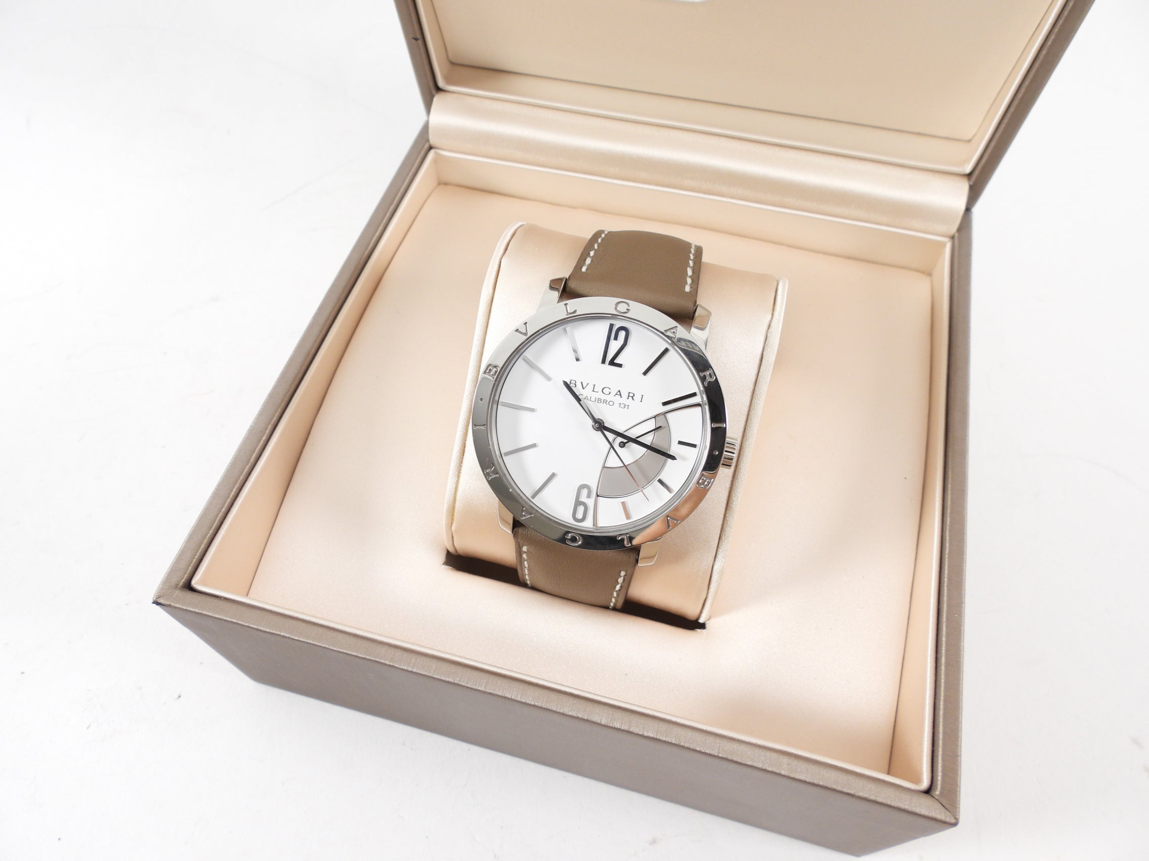 Bvlgari Calibro 43mm Stainless Power Reserve Watch 101870