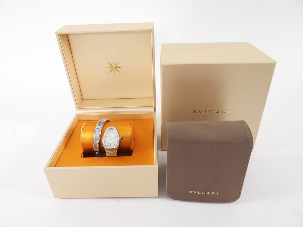Bvlgari Serpenti Tubogas Single Spiral Diamond Watch