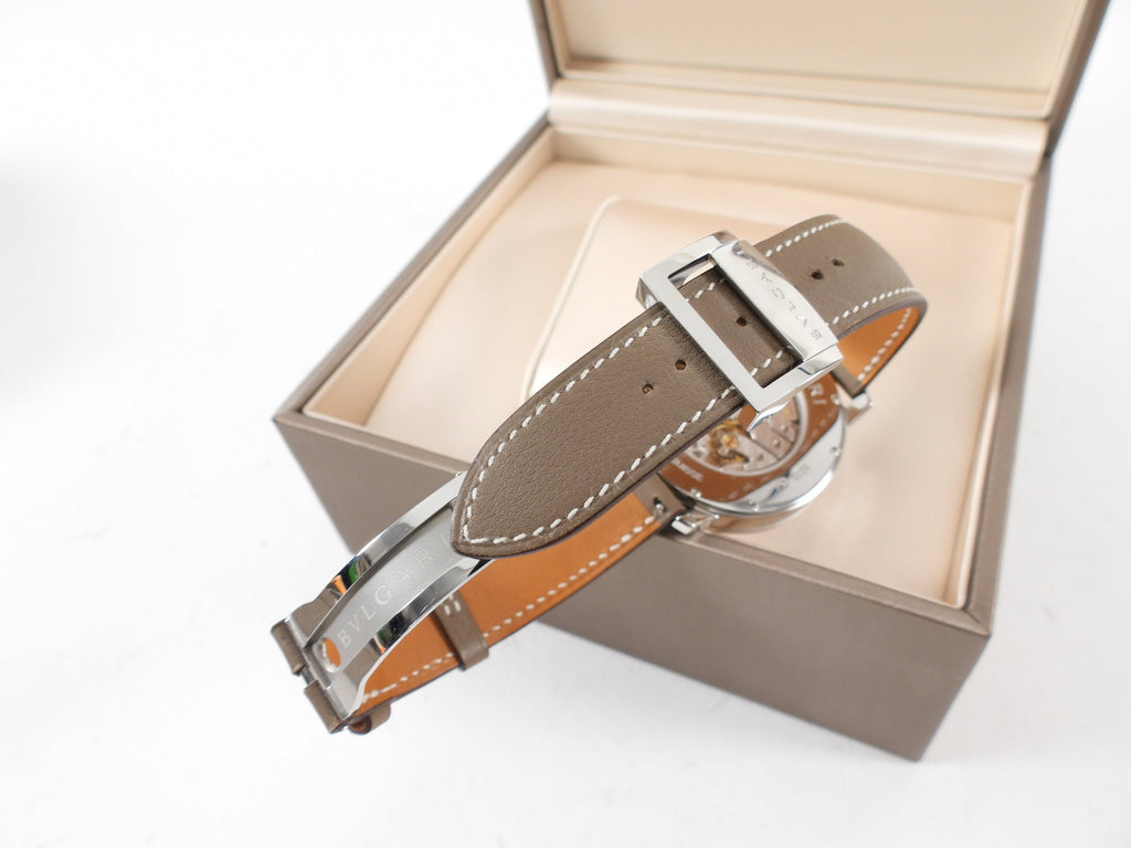 Bvlgari Calibro 43mm Stainless Power Reserve Watch 101870