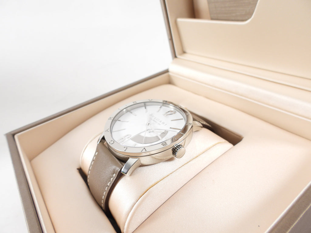 Bvlgari Calibro 43mm Stainless Power Reserve Watch 101870