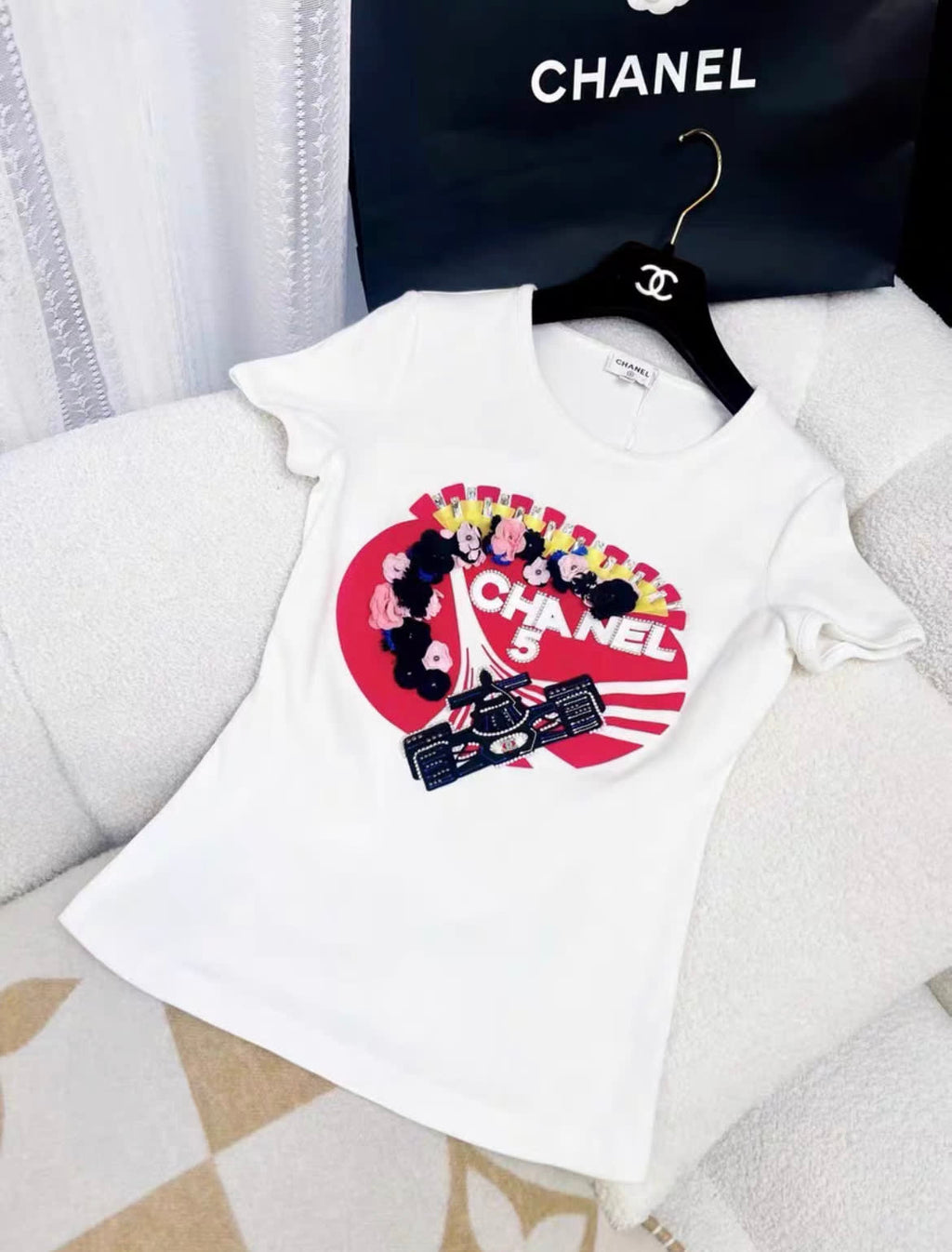 Chanel 23ss F1 t-shirt
