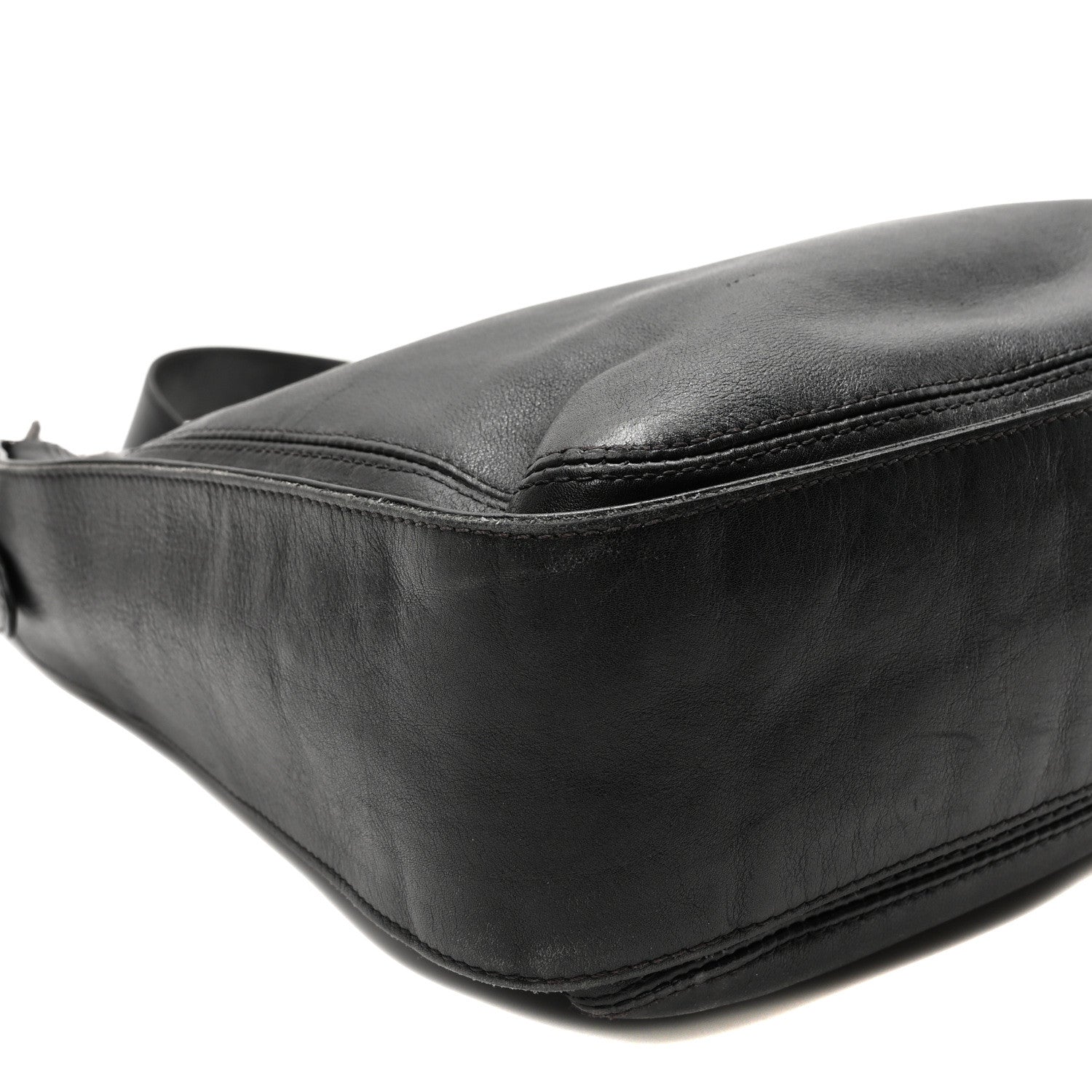 Lambskin Messenger Black