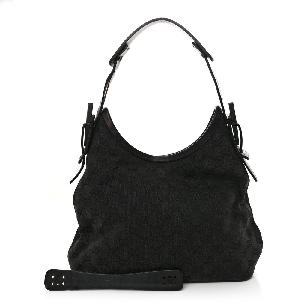 Monogram Small Hobo Black