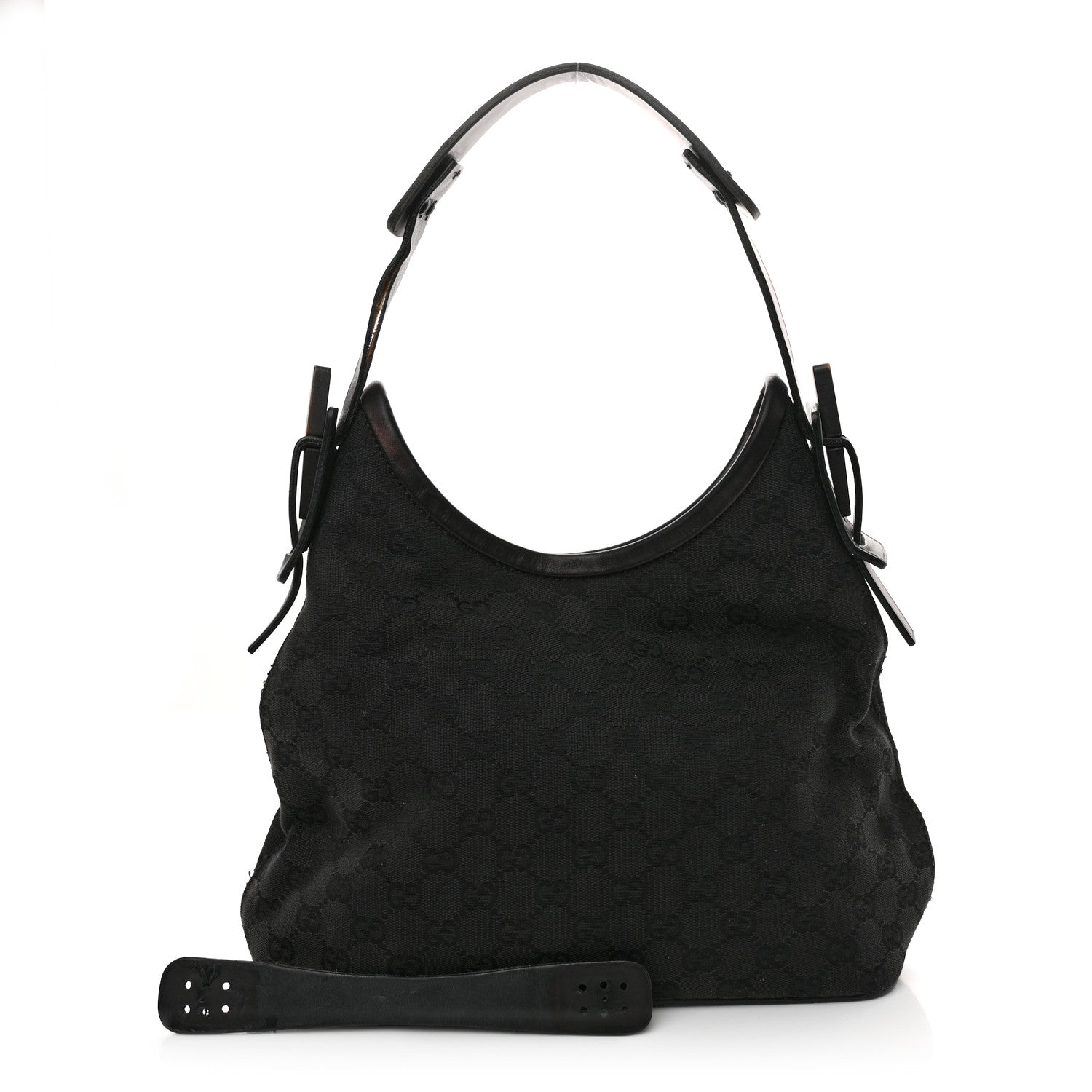 Monogram Small Hobo Black