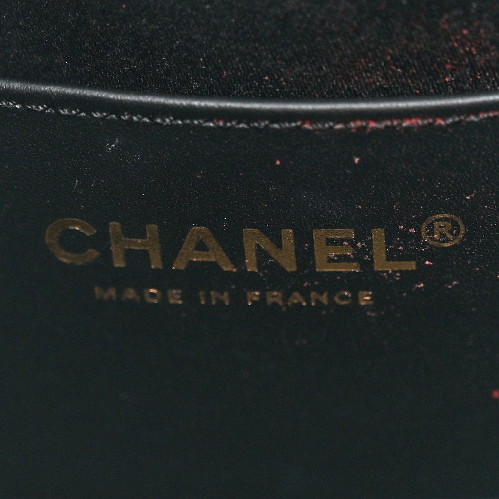 Caviar Quilted Small Chanel 25 Handbag Black