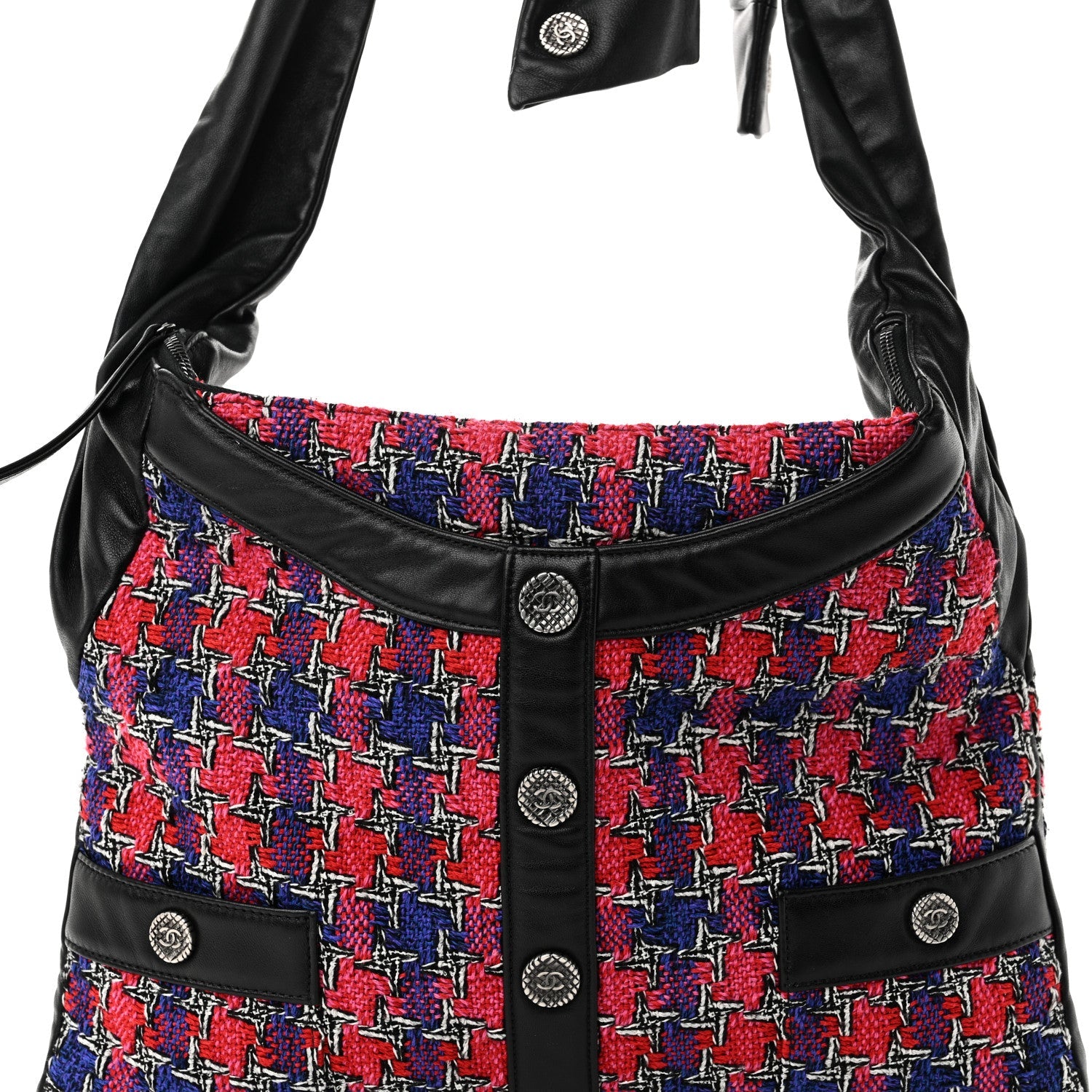 Lambskin Tweed Small Girl Bag Red Blue Black