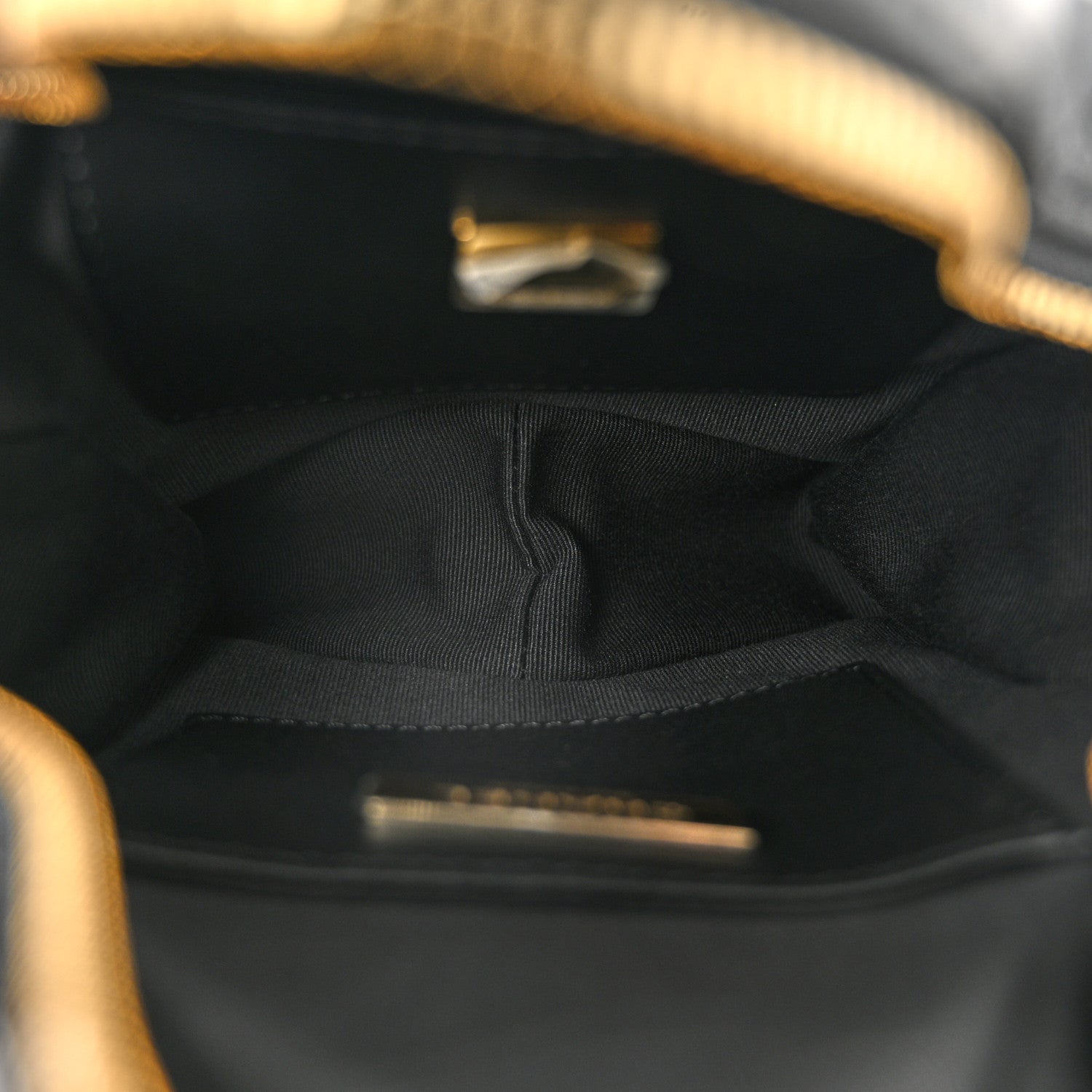 Lambskin Quilted Walk of Fame Star Bag Black