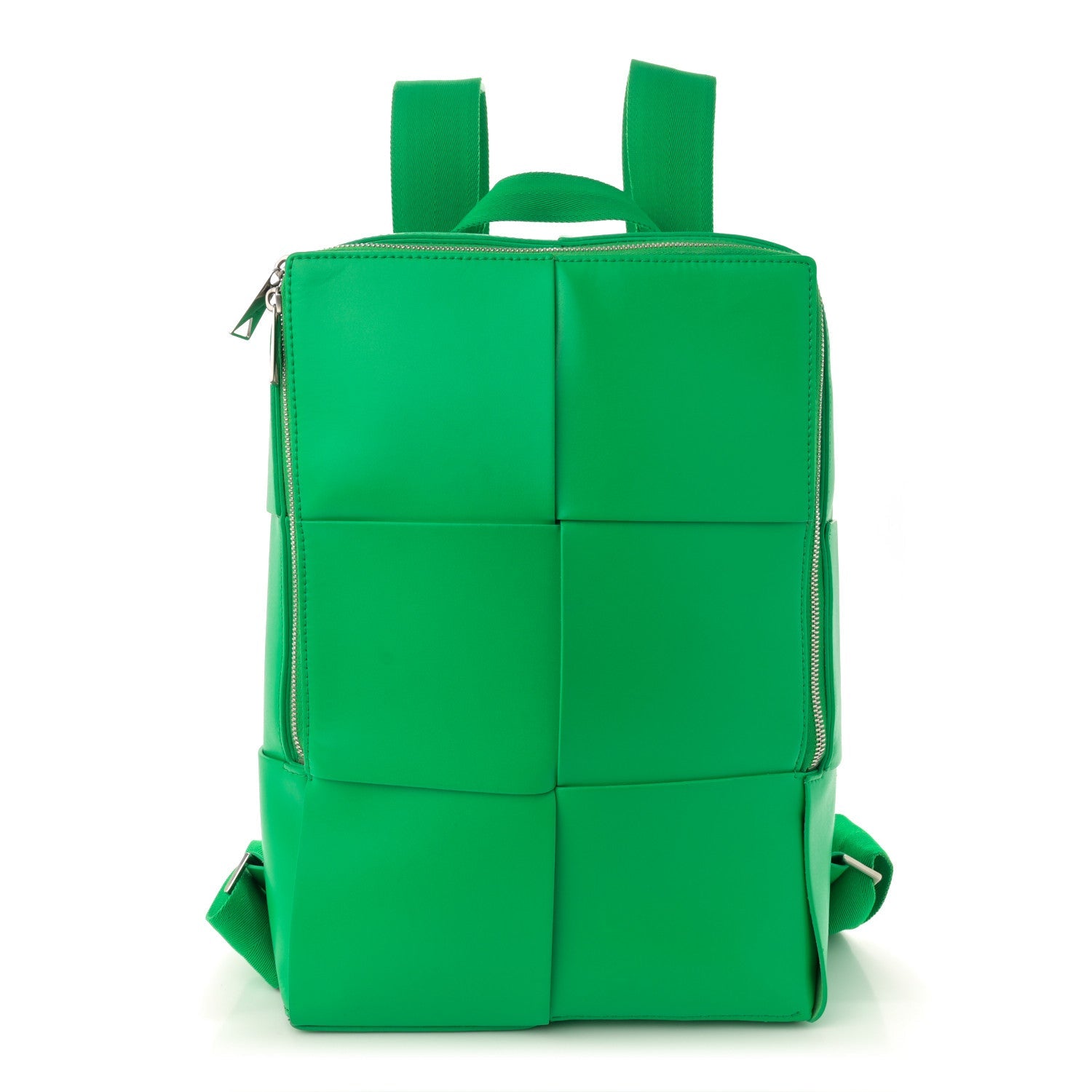 Calfskin Maxi Intrecciato Arco Backpack Parakeet