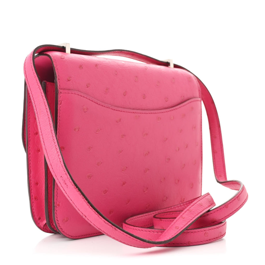 Ostrich Constance 18 Rose Shocking
