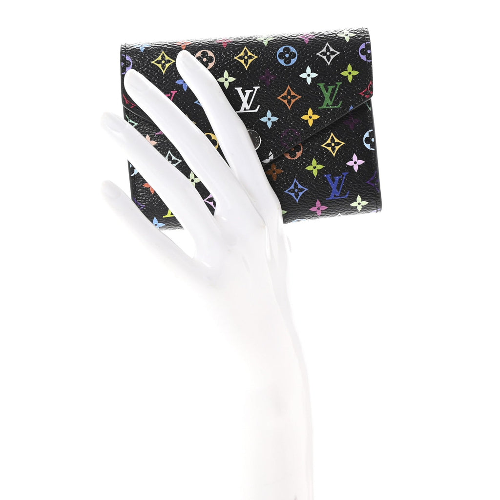 LV x TM Monogram Multicolor Victorine Wallet Black