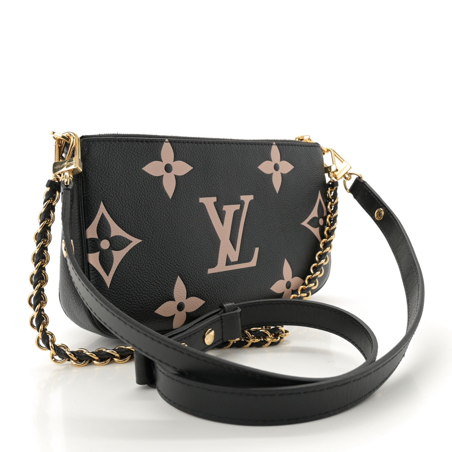 Empreinte Monogram Giant Multi Pochette Accessories Black Beige