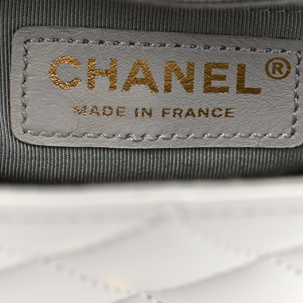 Calfskin Quilted Bolero De Chanel Flap Bag Grey