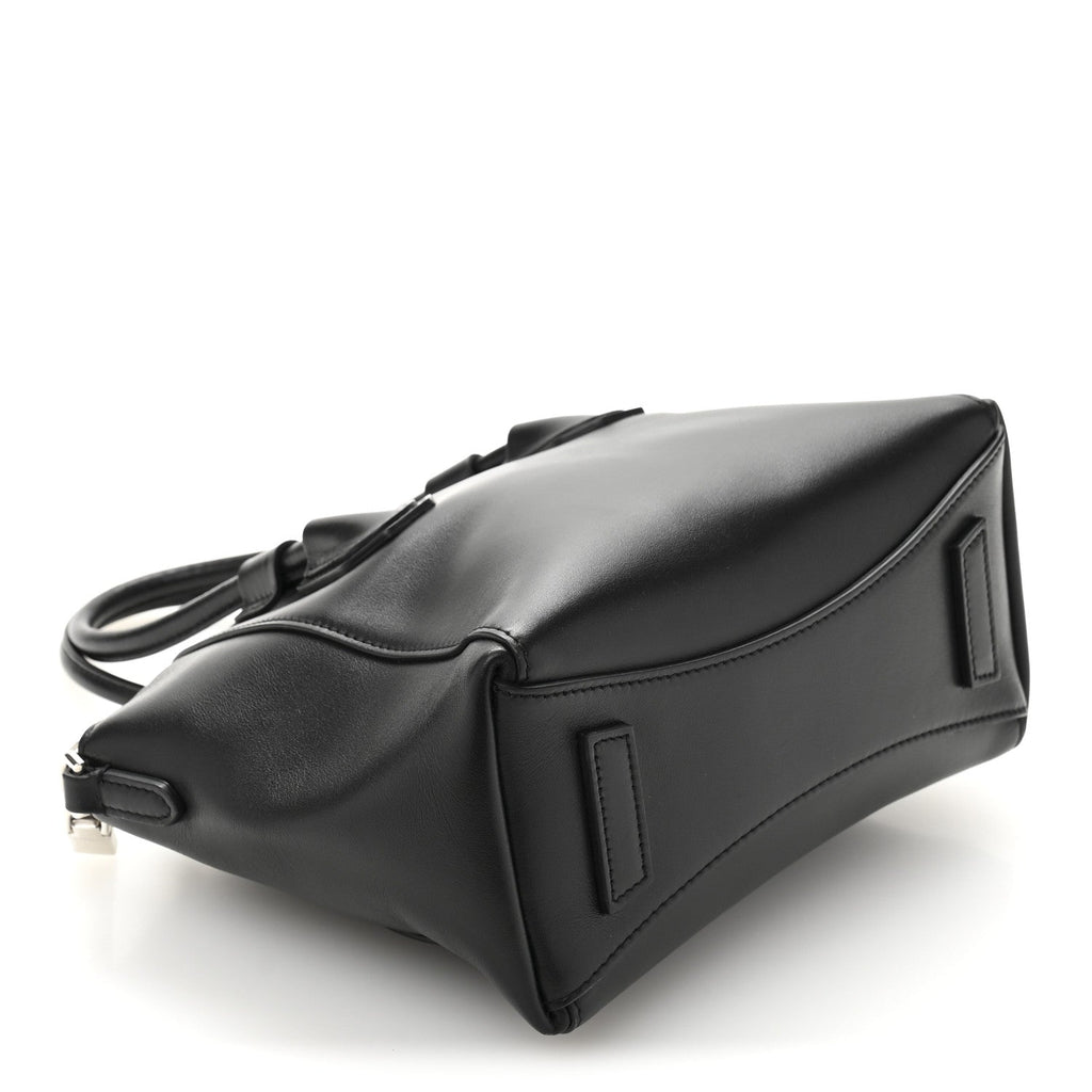 Box Calfskin Mini Antigona Sport Top Handle Bag Black