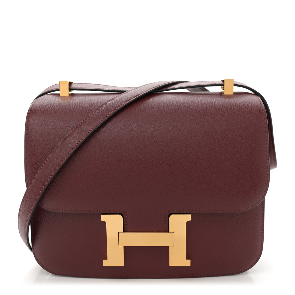 Madame Calfskin Constance 24 Rouge H