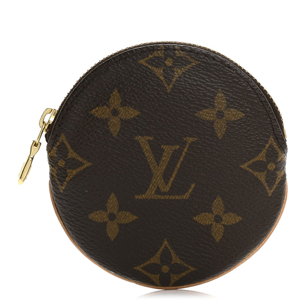 Monogram Round Coin Purse