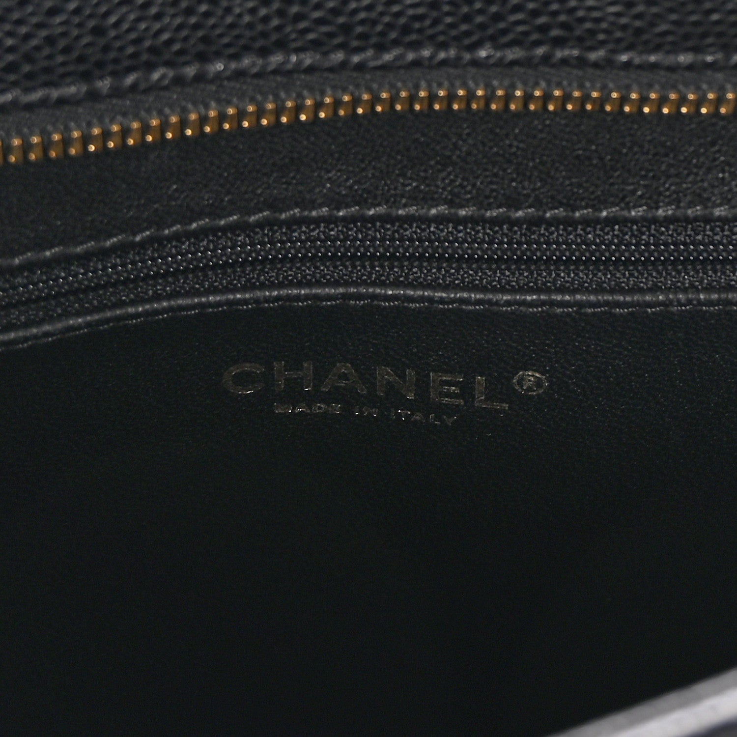 Caviar Quilted Medallion Tote Black
