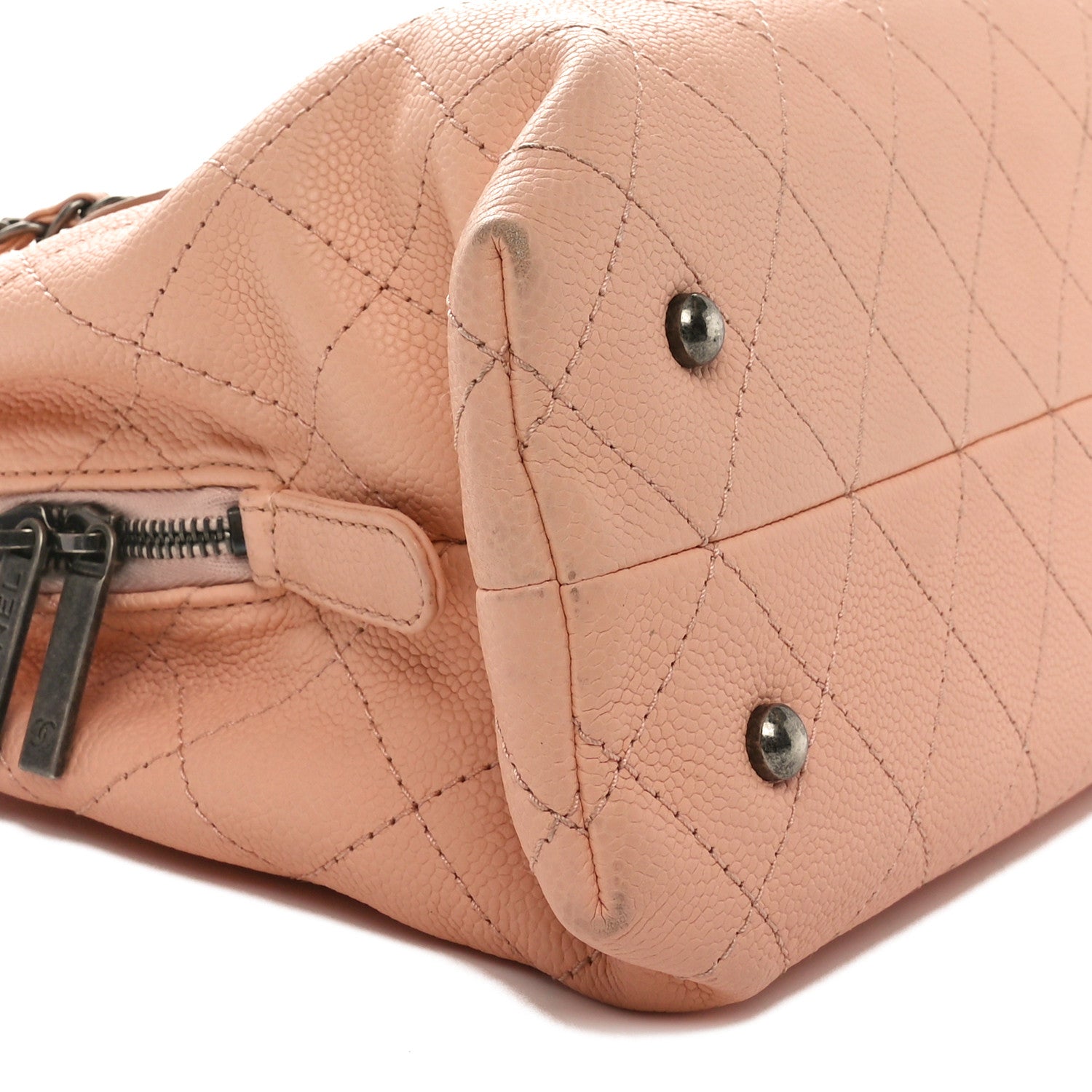 Grained Vegetal Calfskin Small Urban Shopping Tote Beige