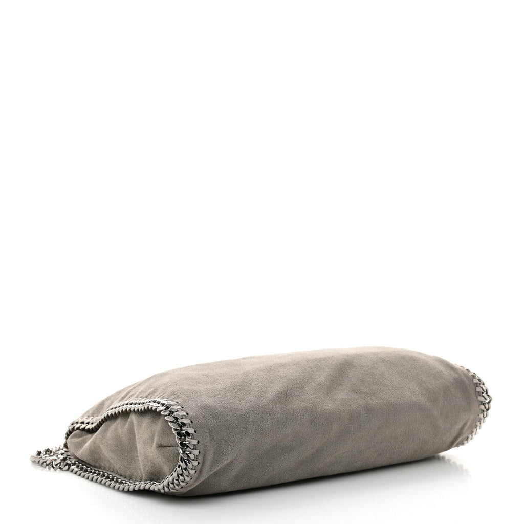 Shaggy Deer Falabella Fold Over Tote Grey