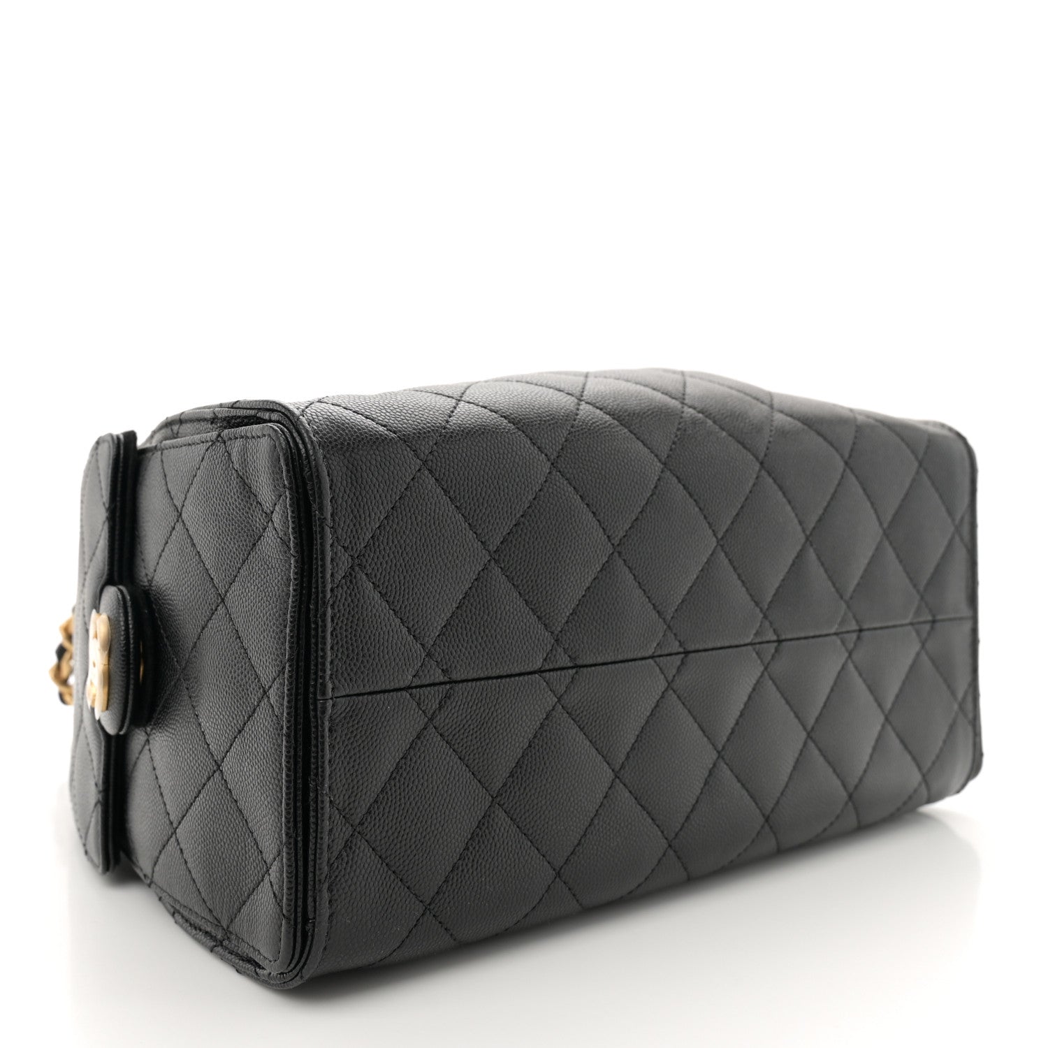 Caviar Quilted Small Chanel 25 Handbag Black