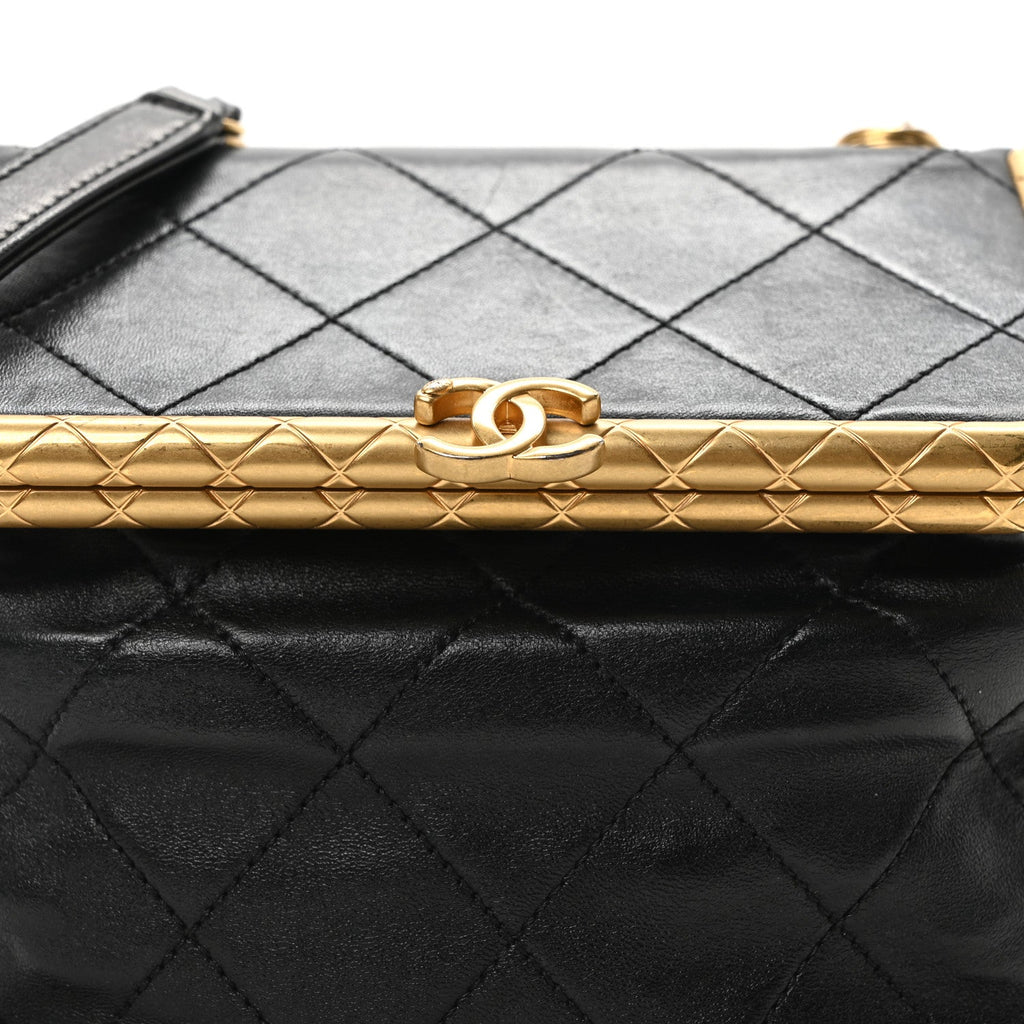 Lambskin Quilted My Crush Bag Black