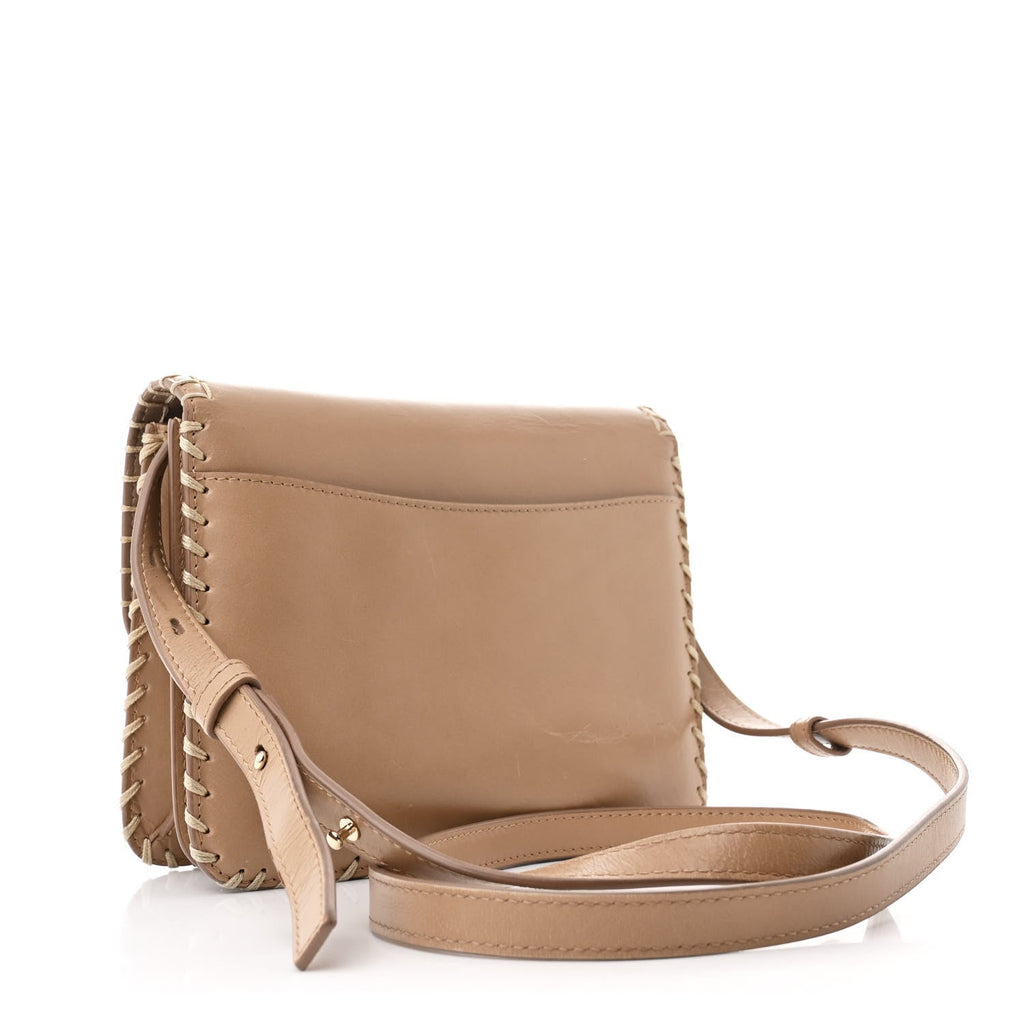 Calfskin Kattie Small Shoulder Bag Greyish Taupe