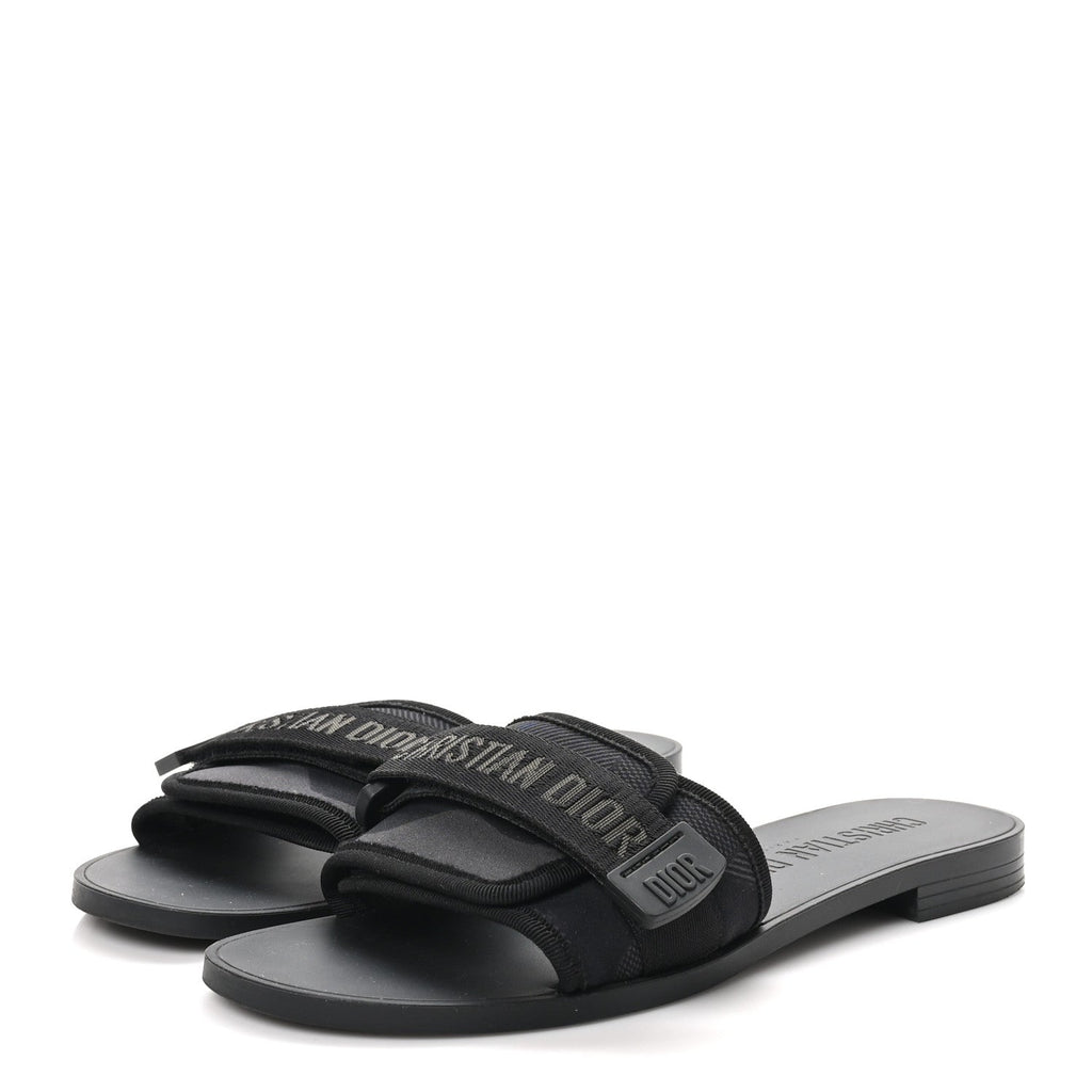 Technical Stretch Fabric Camouflage Dio(r)evolution Slide Sandals 39 Black Military