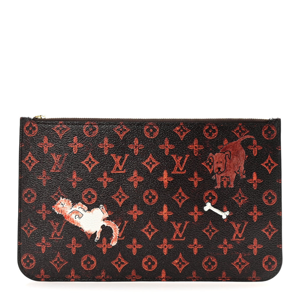 Catogram Neverfull MM GM Pochette Marron