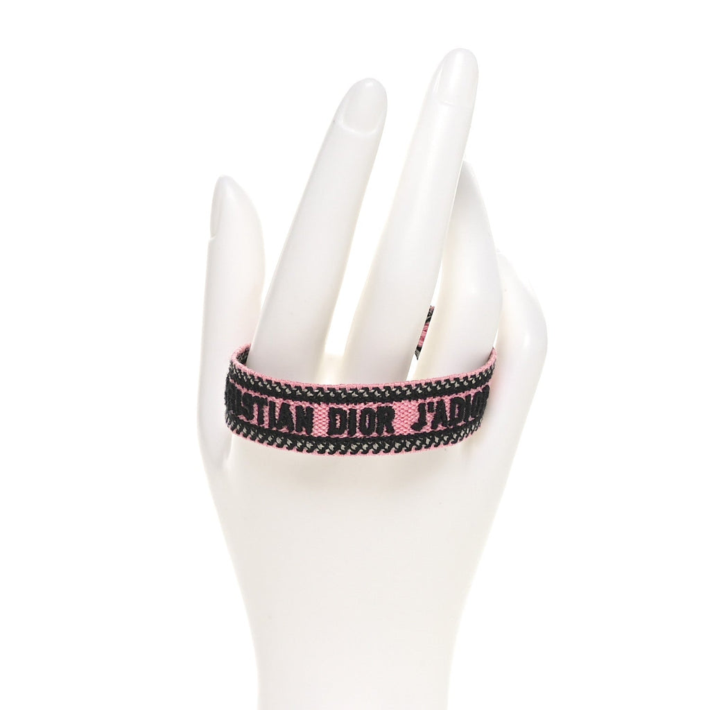 Woven Cotton J'Adior Friendship Bracelet Pink Multicolor