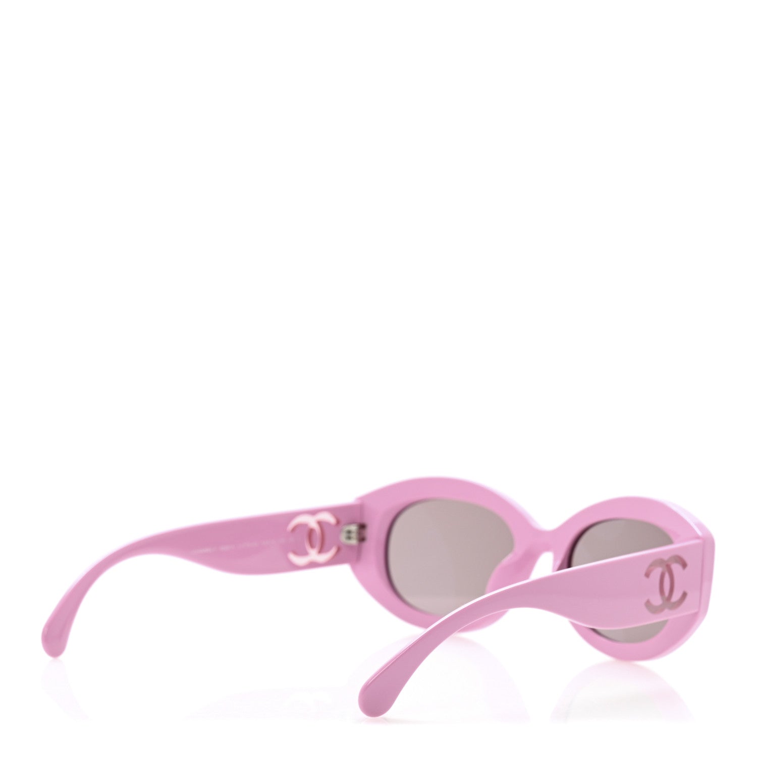 Acetate Nyon Oval CC Sunglasses 5528-A Pink
