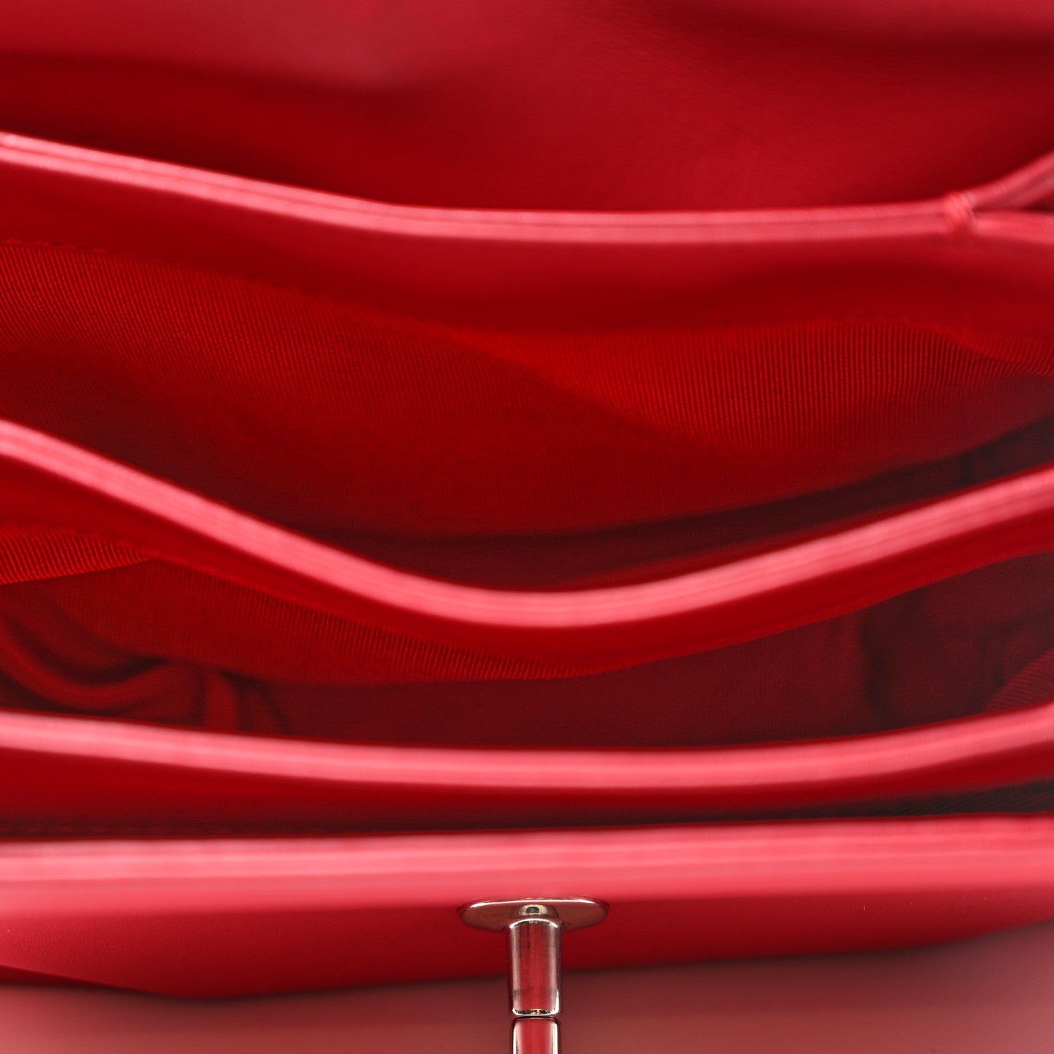 Calfskin Mini Tramezzo Flap Red