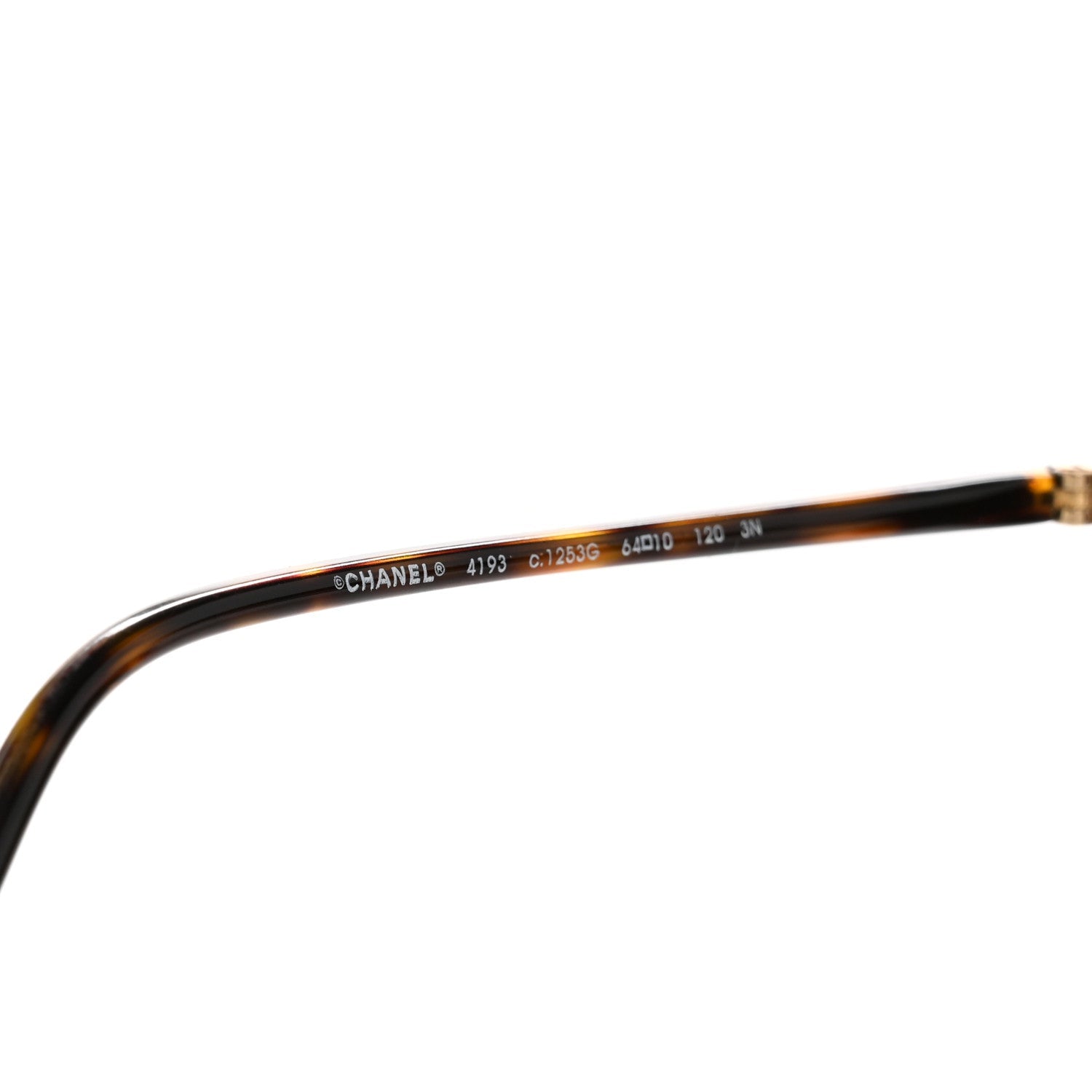 Metal CC Aviator Sunglasses 4193 Gold Havana