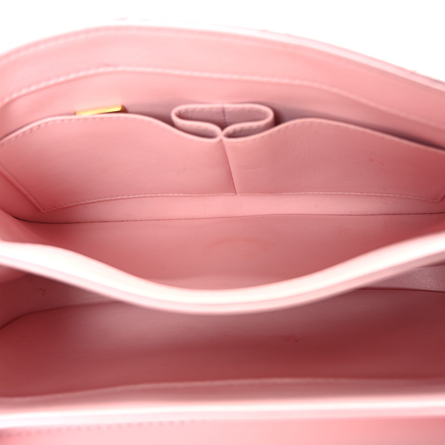 Lambskin Quilted Small Trendy CC Flap Dual Handle Bag Light Pink