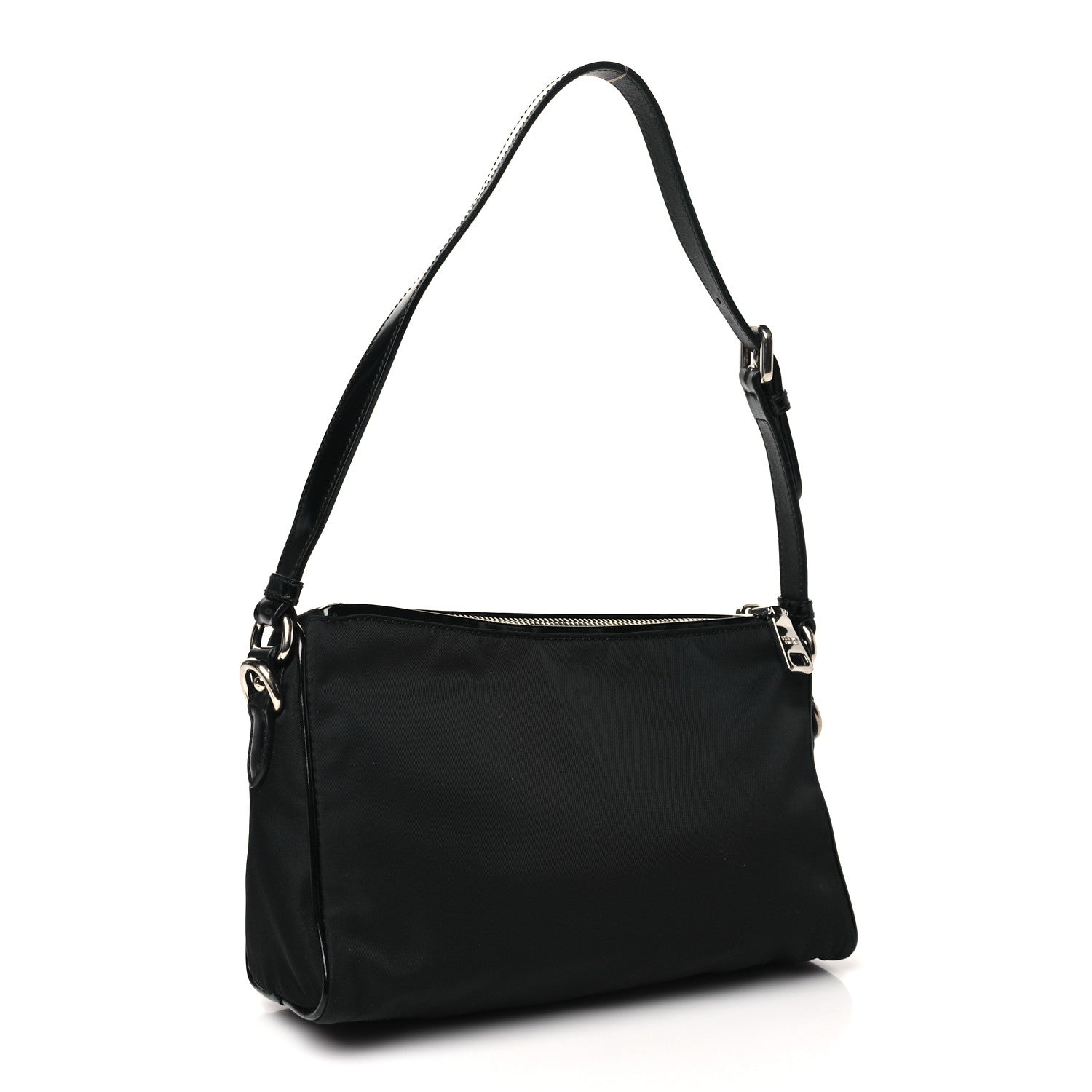 Tessuto Nylon Shoulder Bag Black