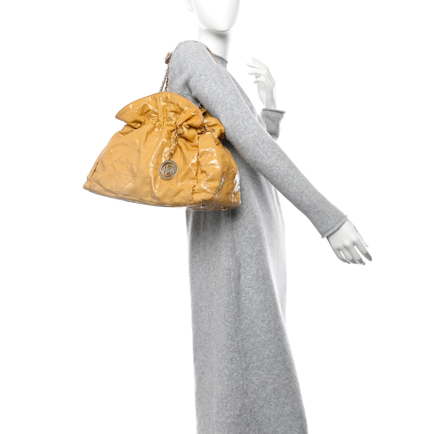 Patent Cannage Medium Le Trente Tote Beige