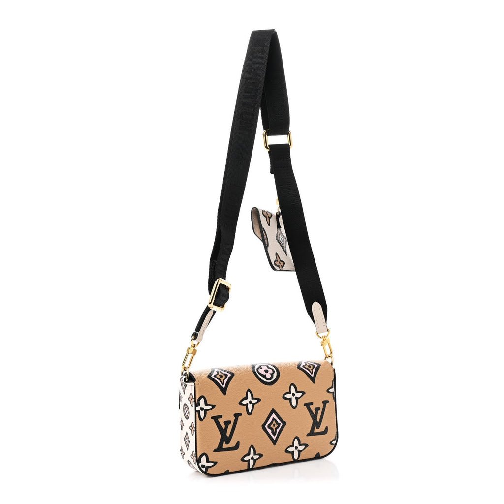 Monogram Wild At Heart Felicie Strap & Go Arizona Creme