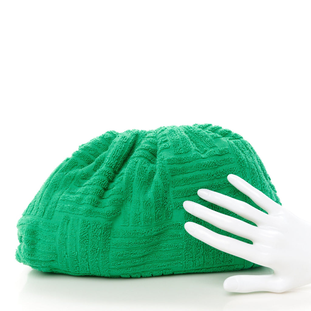 Sponge Fabric The Pouch Clutch Grass