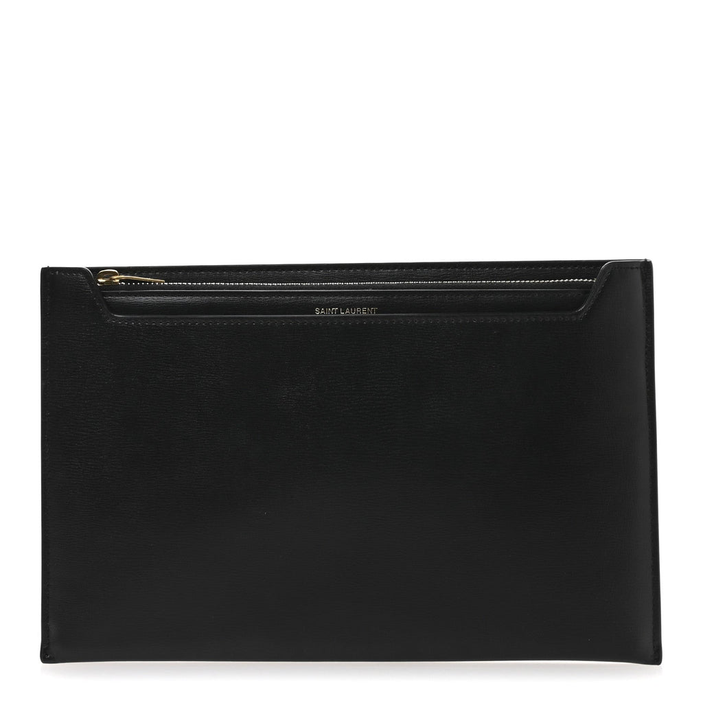 New Aspen Calfskin Catherine Pouch Black