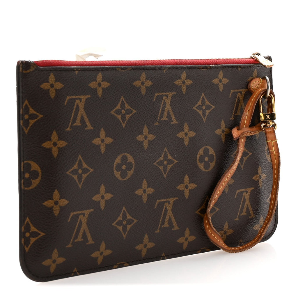 Monogram Neverfull MM GM Pochette Cherry