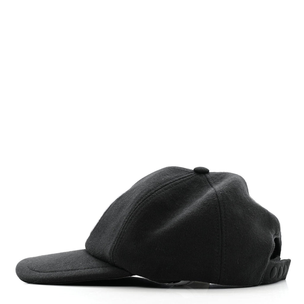 Cotton TB Baseball Cap M Black