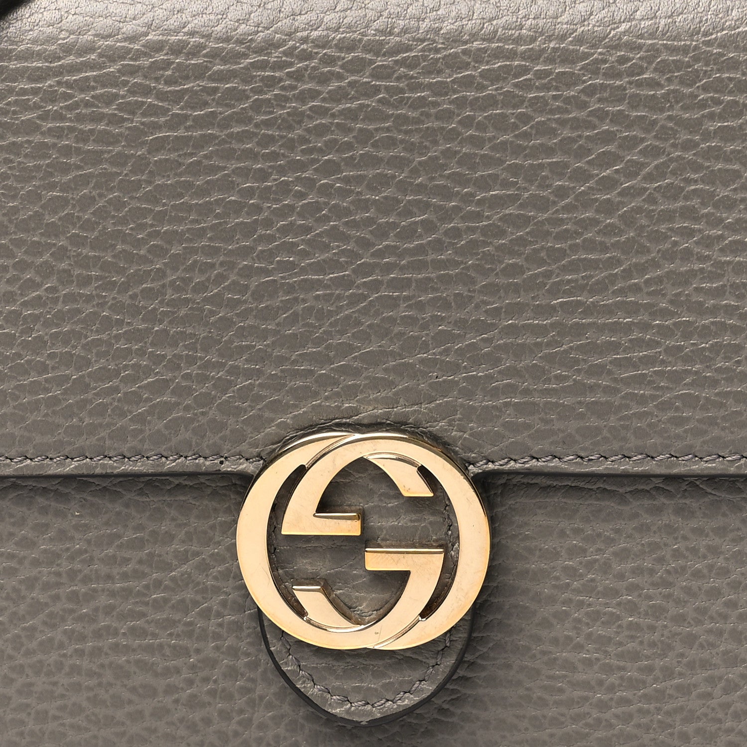 Dollar Calfskin Interlocking G Chain Wallet Loess