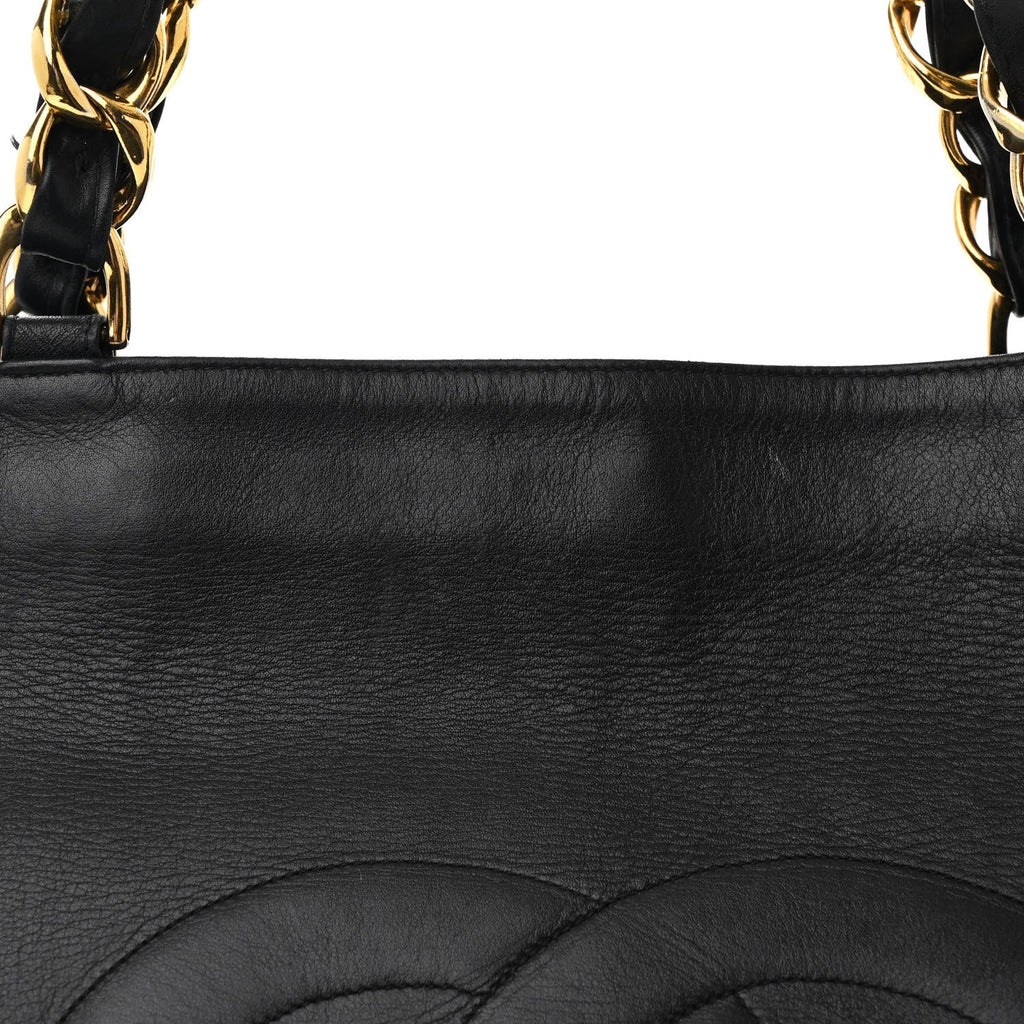 Lambskin CC Tote Black