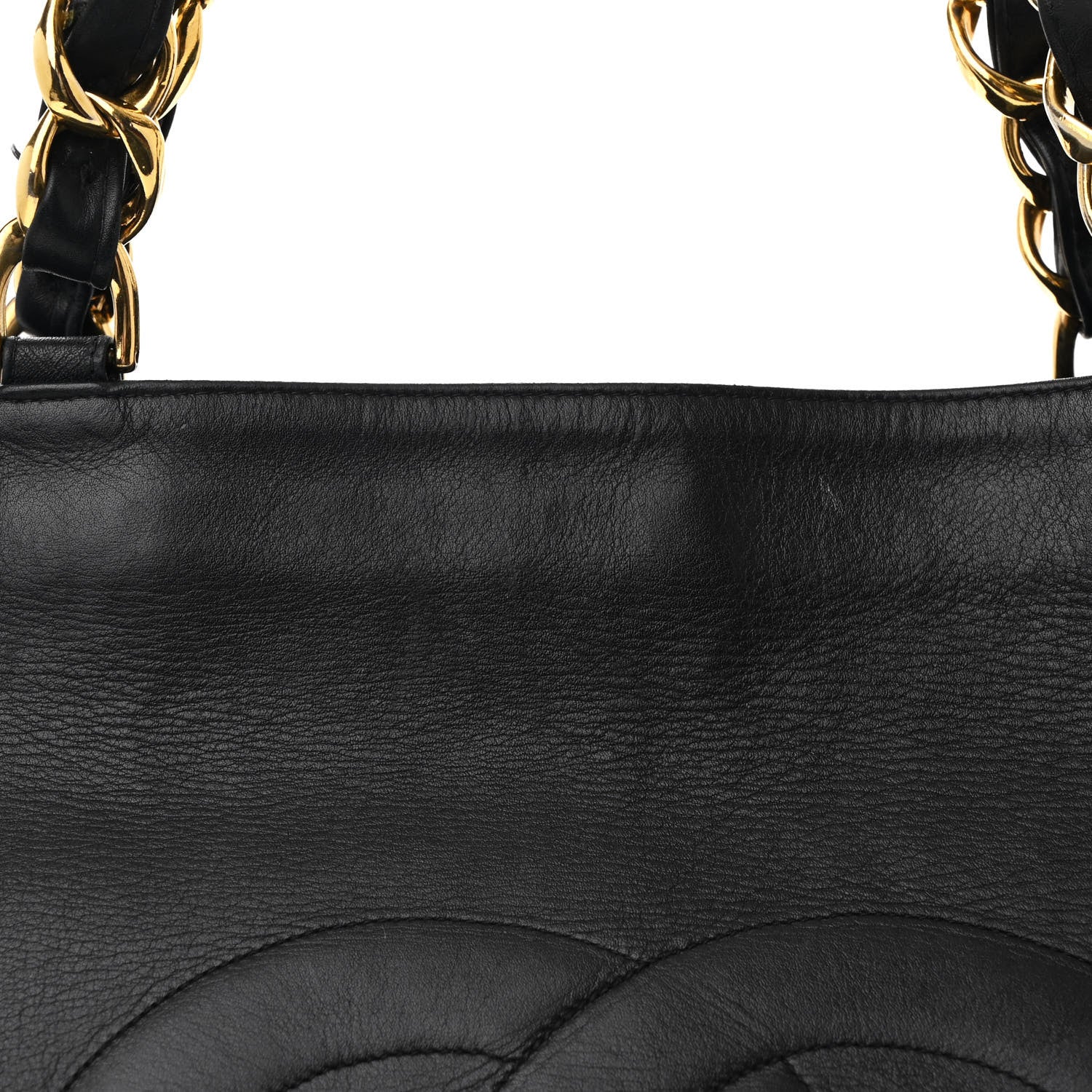 Lambskin CC Tote Black