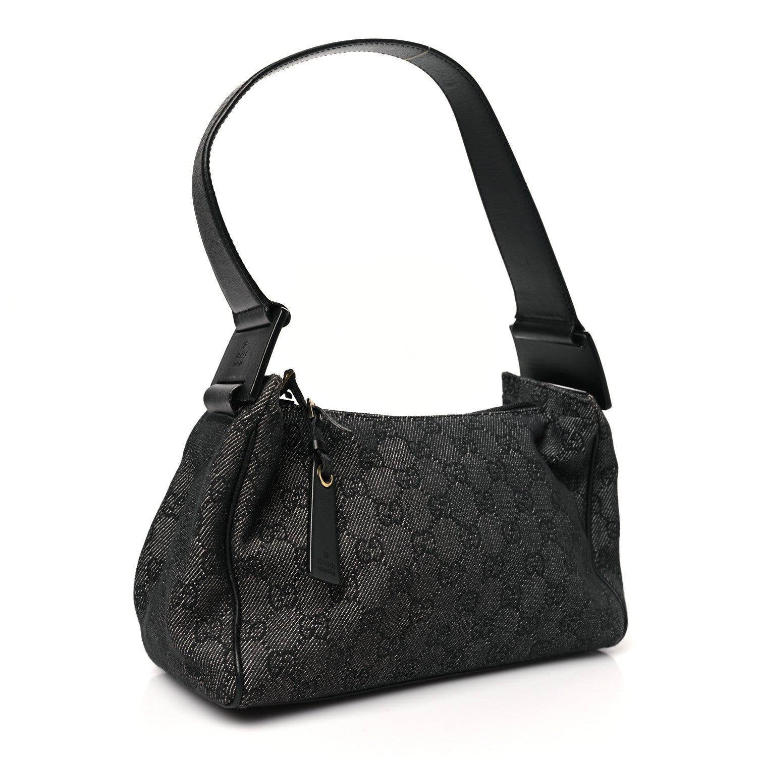 Monogram GG Signature Shoulder Bag Black